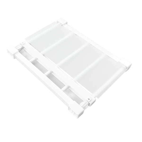Spenningsstang Hylle 14,2 Tommers Bredde Spikerfri Utvidbar Oppbevaringshylle for Skap Garderobe 38 til 55 cm / 15 til 21,7 tommer