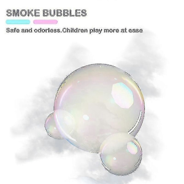 Rökbubbelmaskin Bubbelblåsare Hälsosam Rökbubbla Leksak För Barn Zekai Blå BubbelFisk