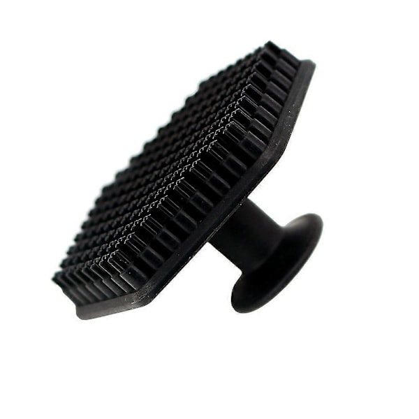 Rensebørste for ansikt for menn, Mini silikon skrubber med dyp massasje for barbering og hudrensing, Svart