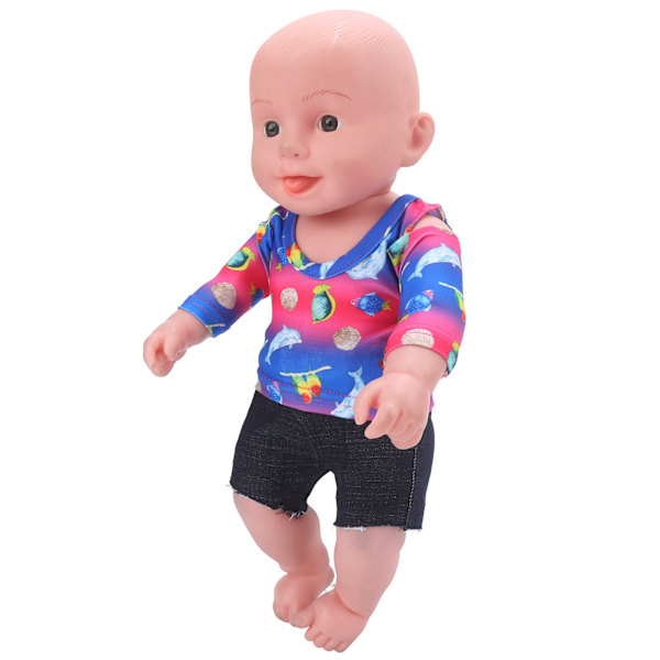 T-skjorte Baby Doll Klær 18 Tommers Baby Doll Klær Treningsantrekk Barn Bursdagsgave(QD18032 )