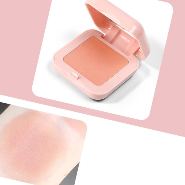Mini Makeup Blush Enkelt Farve Pulver Mat Sød Langvarig Glat Farve Bærbar Blush til piger 05