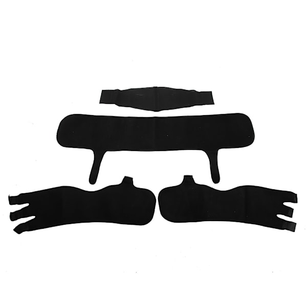 Naisten waist trainer hikoileva vyötäröä muotoileva lonkat JalkaharjoitusvyöS/M