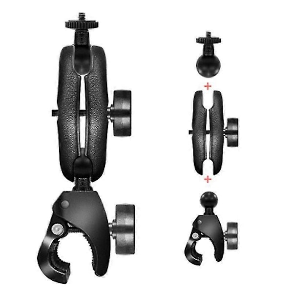 Motorcykel Backspegel Kamerafäste för Insta 360 One/One X/Osmo/Hero - Cykelstyre Fäste Liten rördiameter