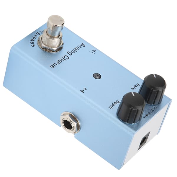 Analog Chorus Effekt Metal Knap Justering med True Bypass Elektrisk Guitar Audio TilbehørZP‑07 Analog Chorus