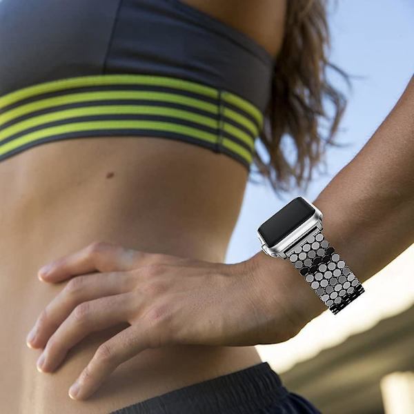 Apple Watch-rem - Justerbar rustfrit stål metalarmbånd til kvinder og mænd