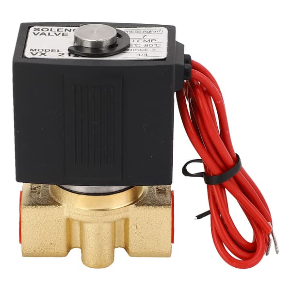 Elektrisk magnetventil normalt stängd elektrisk pneumatisk magnetvattenluftventil AC220V