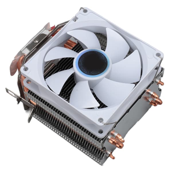 9CM CPU-køler 4 varmerør 3-leder støjsvag enkelt blæser computer CPU-køleblæsere med beslag universel til Intel til AMD