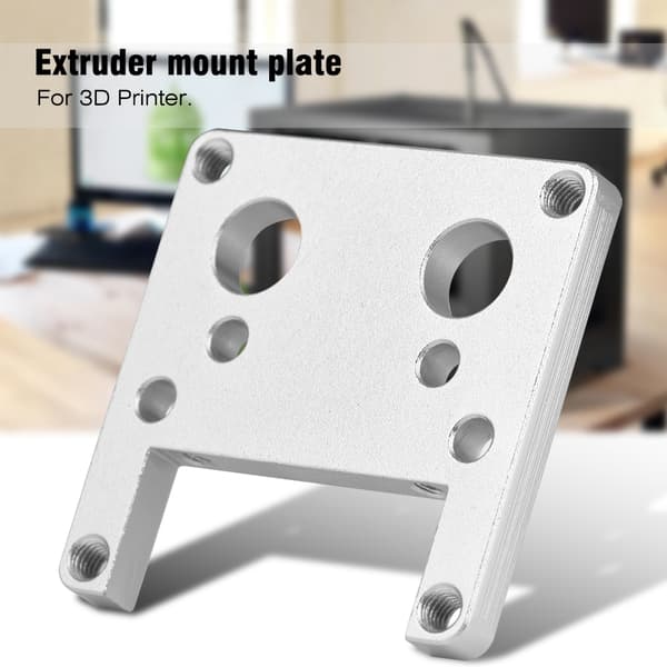 Høykvalitets 3D-printerdeler Hot End-sett Monteringsplate i aluminiumslegering for ekstruder