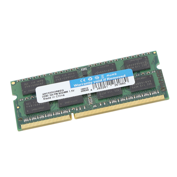 DDR3 RAM 2/4GB 1333MHz 204Pin Lav Feber Stabil Kompatibel Hukommelseskort til Butik Udveksling Data2GB