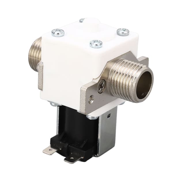 Elektrisk Solenoidventil 1/2in Gjenge Sterk Tetting PC Messing Vanninntak Solenoidventil DC24V