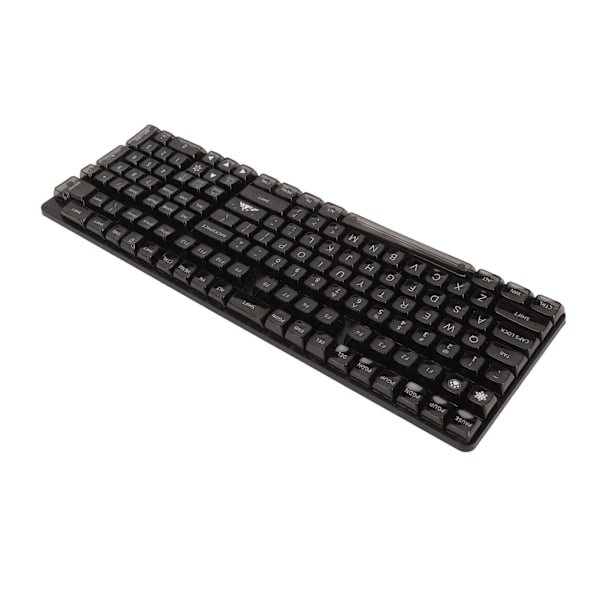 Tangentuppsats 132 tangenter Hög transparent PC CBSA Höjd Matt Ergonomisk DIY Anpassade tangentbord för mekaniskt tangentbord Svart transparenta vita bokstäver