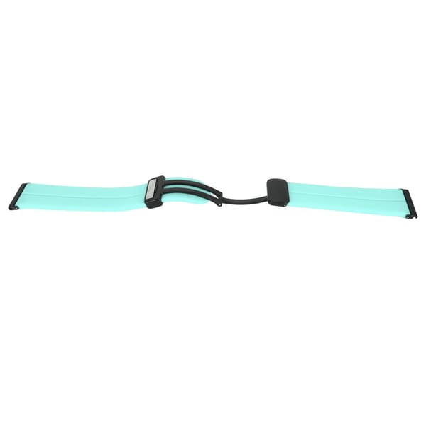 Silikonband Quick Release Sportklockarmband med 24 mm magnetiskt fällbart spänne, passar för Suunto 7 9 D5i Mintgrön