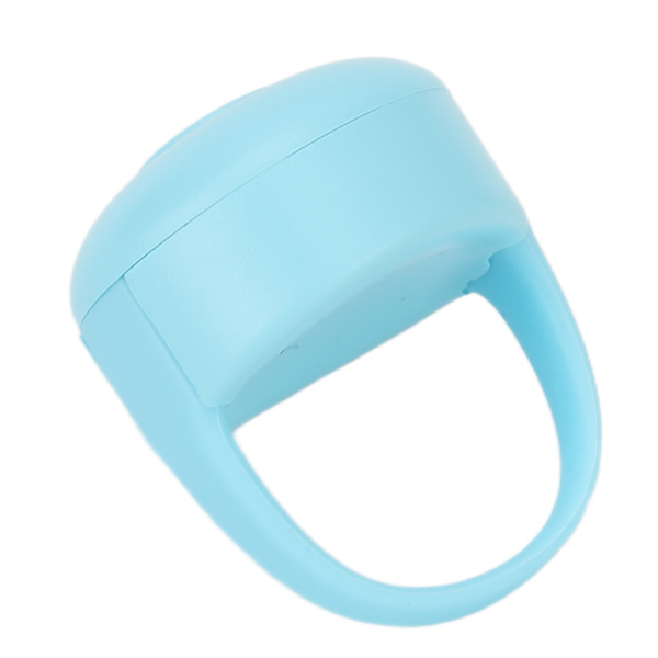 Bluetooth-fjernkontrollring USB oppladbar fjernkontroll med fingertupp for bilder Videoer Blå