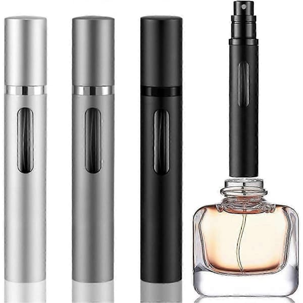 10 ml parfymförstörare påfyllningsbar för resor, 3 st påfyllningsbar parfymflaska för resor, bottenfyllande doftparfymflaska