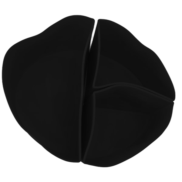 3 i 1 Slow Cooker Liner 6QT Silikon Gryte Divider Enkelt å Rengjøre Slow Cooker Tilbehør Koke Liner for Hjem Restaurant Svart