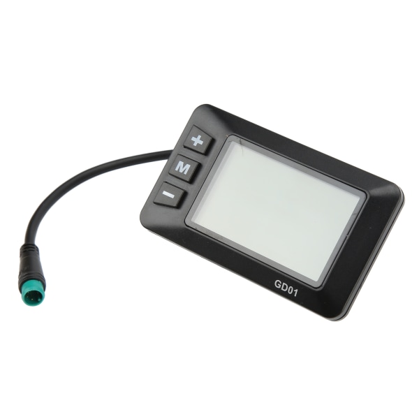 Elektrisk cykeldisplay 36V 48V LCD GD01 Display 5 stift vattentät kontakt för 22,2 mm styre