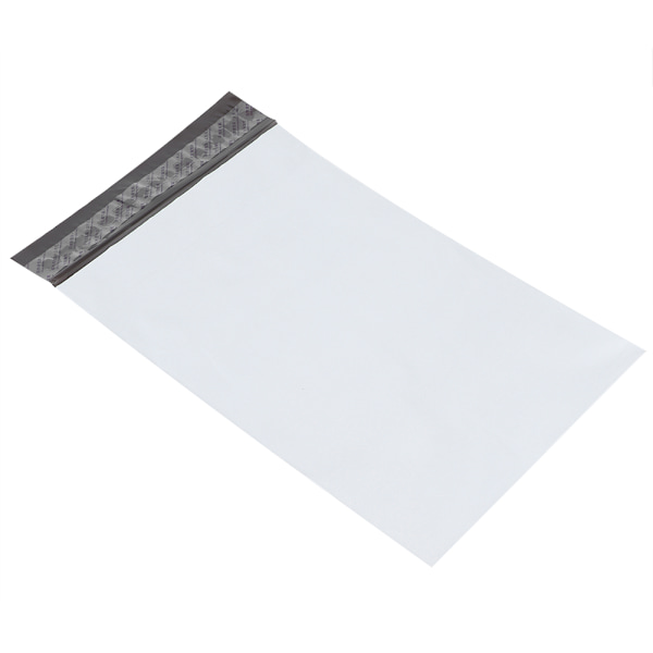 100 stk tykke polyetylen vanntette selvforseglende logistikkleveringsposer (17x29cm)