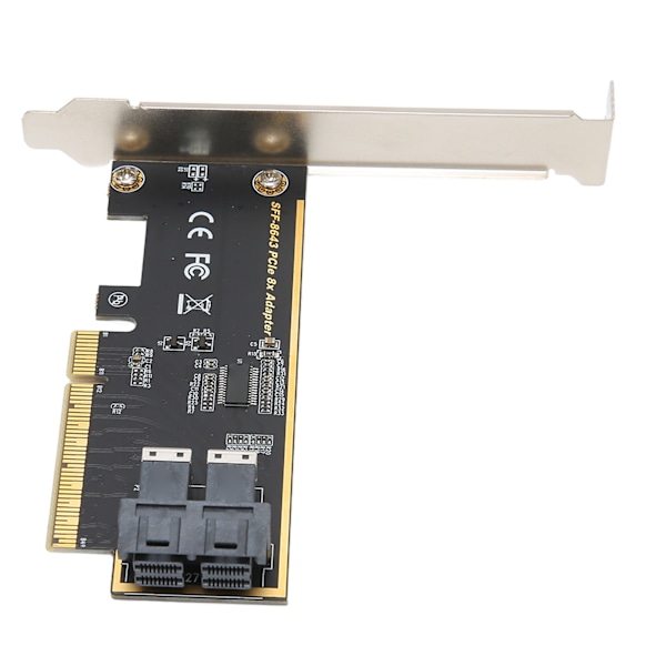 PCIE X8 til U.2 Adapter-kort Dual Port SFF 8643 Mini SAS HD 36Pin PCIE Adapter-kort til konventionel stationær computer
