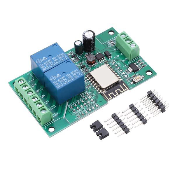 Wi-Fi relémodul tokanals PCB DC 8-80V for ESP8266 sekundær utvikling og læring