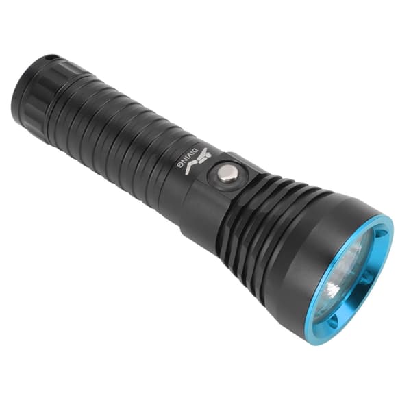 Sukelluslamppu 3000LM LED-sukellusvalo IPX8 Vedenpitävä 100m vedenalainen sukelluslamppu sininen