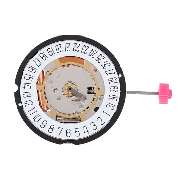 Ur Værk 715 Seks O'clock Quartz Kalender Værk Justerbar Rem Professionel Urreparation