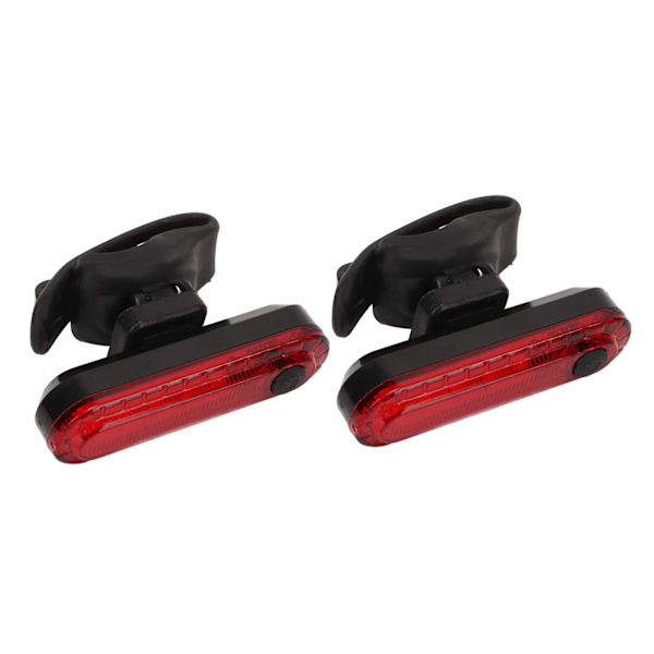 Cykellygte USB-opladning sikker lysstærk universel for- og baglygtesæt til landevejs- og mountainbikes 2 stk.