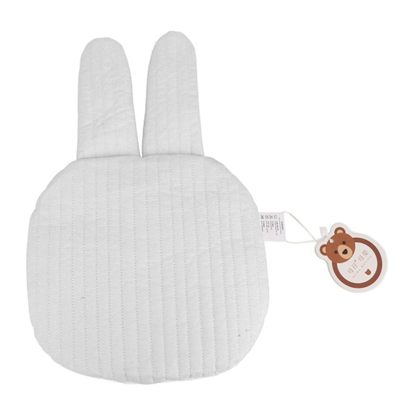 Baby Sovkudde Bomull Kanin Form Andningsbar Mjuk Bärbar Cartoon Spädbarn Amningskudde 39cm