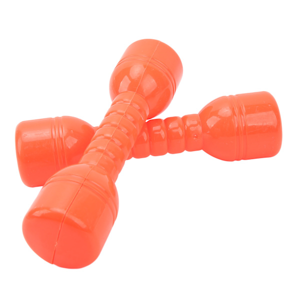 10 st plast hantelbarn armträning fitness sportleksak små hantlar för morgonträning hem orange