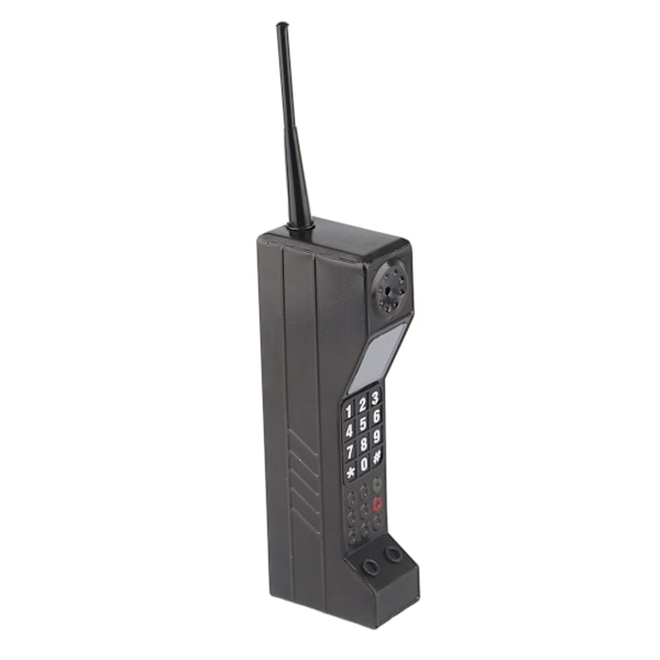Retro mursten mobiltelefon Ornament Vintage mobiltelefon Model Simulering Fotografiske Rekvisitter Stiliserede Ornamenter Sort