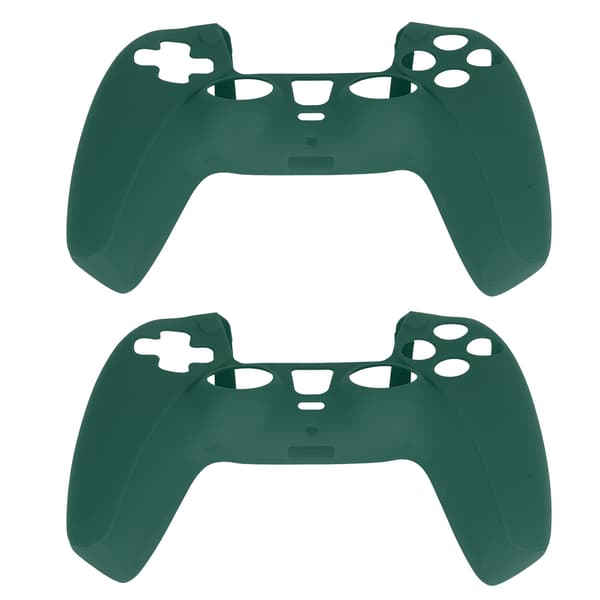 2 stk. DOBE skridsikker silikone spilkonsol beskyttelse Gamepad håndtag til PS5 (grøn) Vert