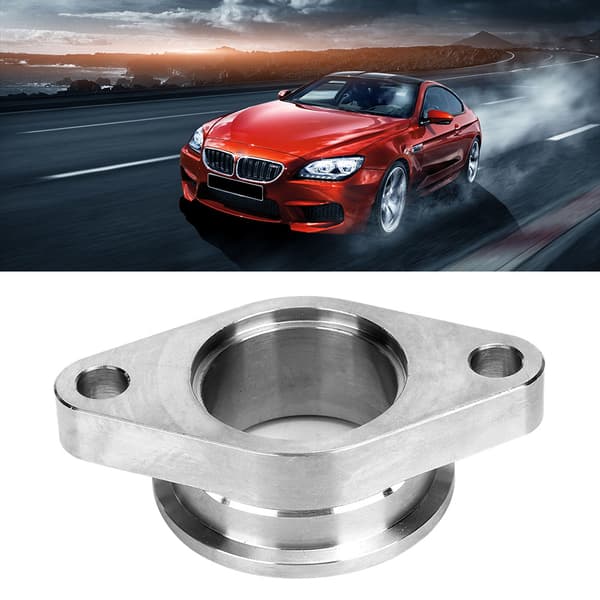 SS304 rustfritt stål 1,5 tommer 2-bolts til MVS VBand Wastegate-adapterflens