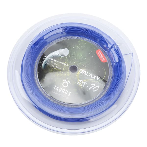 POWERTI BX70 Badminton Rackets String Høy Elastisk Nylon Badminton Racket String 0.7mm Badminton String 200m Rull Blå
