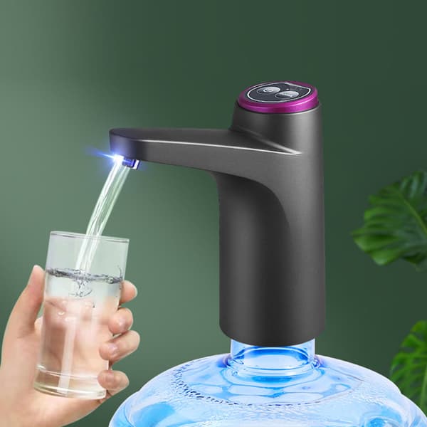 Elektrisk vanndispenser USB-drevet knappdesign Smart automatisk vannflaskepumpe