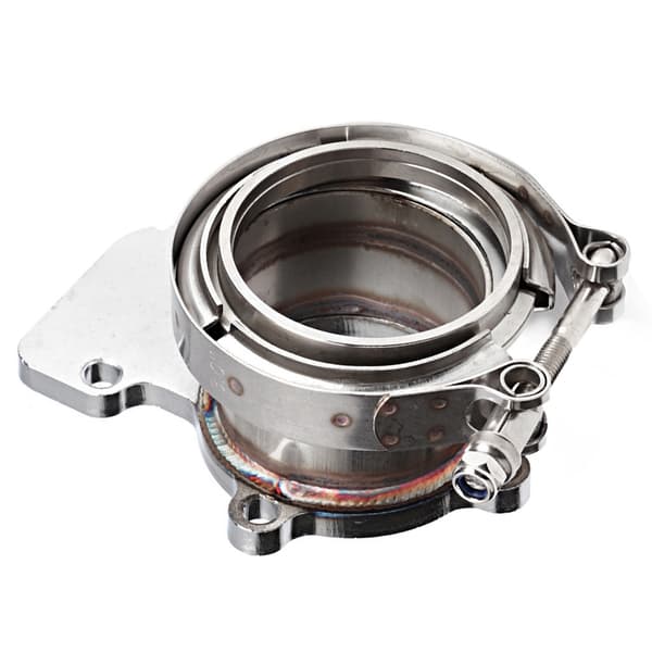 Rustfritt stål for Holset WH1C HX35 HX35W Downpipe Turbo Flens til 3\" V-bånd Adapter