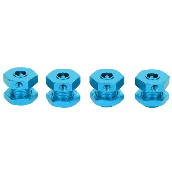 5mm 0,2 tommer Aluminium Legering Dæk Kombinator Kobling Passer til TRAXXAS EREVO 1/10 Bil (Blå)