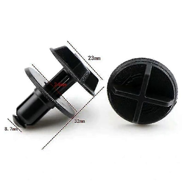 10 stk. Nylon Batterideksel og Dekselpanel Klips Fester For Land Rover Range Rover Discovery Sport Evoque Oe # Lr024316 Zekai