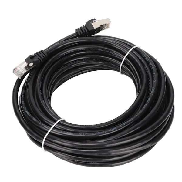 Cat 6 Ethernet-kabel EMI-beskyttelse Lavt returtap 10 Gbps Høyhastighets RJ 45-kontakt Internett-ledning for PC 10 meter