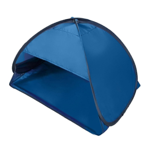 Portabelt Solskydd Mini Huvudtält Med Telefonhållare För Strand Solbad Vindtät Safirblå 80X50X55cm