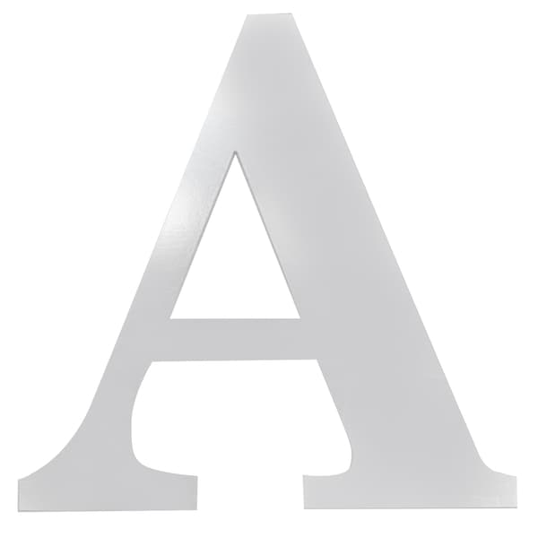 Alphabet Spegel Väggdekal 3-Dimensionell Väggdekal för Hem Vardagsrum Sovrum DekorA