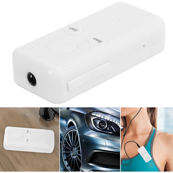 Bluetooth-äänen vastaanotinsovitin Muistikortti Alhainen basso Melunvaimennus Asennetut tarvikkeet Valkoinen