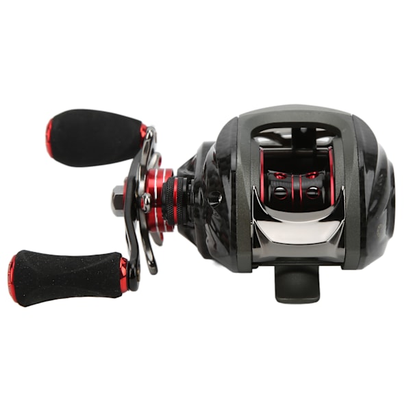 Baitcasting-rullar Metall 18+1BB 6.3:1 Växelkvot Hög Hastighet Fiske Rulle Lång Gjutning för Fiske TillbehörHJB200‑1 Vänster Hand