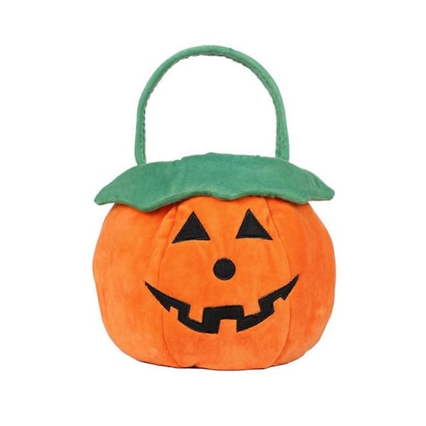 Halloween Knask eller Knep Kurvposer Godteribøtter, Gjenbrukbare Bærbare