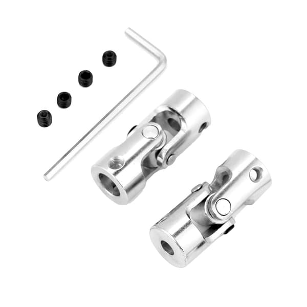 2 stk. Akselkobling Motorforbindelse DIY Styring Længde 35mm OD 14mm Universalled (6*8mm)