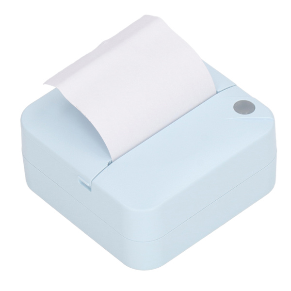 Mini Printer Student Blå Mini Lomme Bærbar Bluetooth Termisk Printer til Forkerte Spørgsmål Noter Fotos Dokumenter