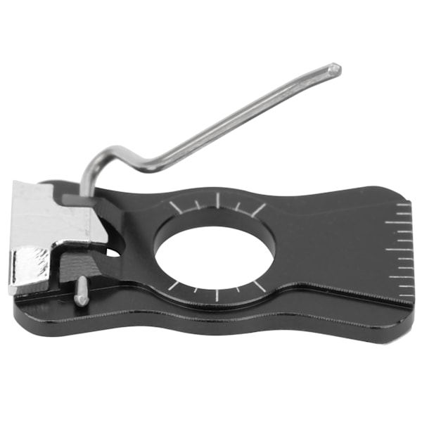 Justerbar traditionel recurve bue pil hvile aluminiumlegering magnetisk pil stand sort
