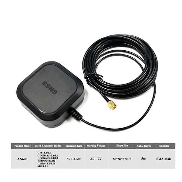 TOPGNSS GNSS Antenne, RTK GPS Antenne, UAV-UGV Høj Præcision Forstærkning(C)