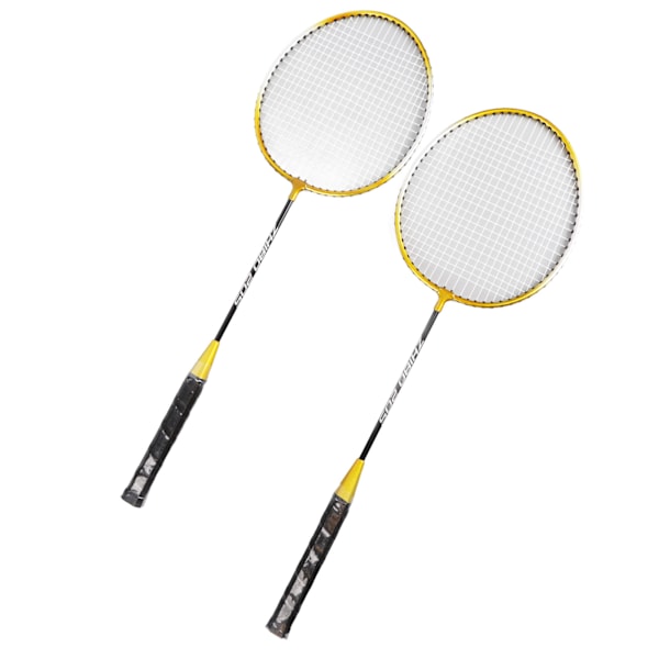 205 Badminton Racket Split Iron Alloy Badminton Racket Set for Amateur Elementary Training Outdoor Backyards Playground Gym