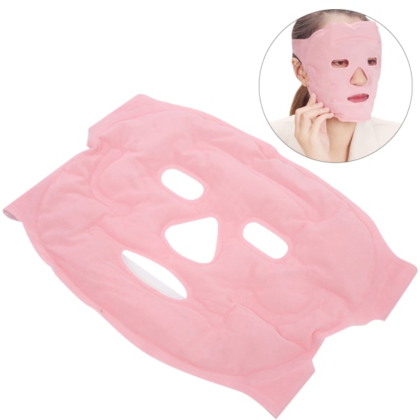 Kallkompress Ta bort svullna ögon Spaterapi Wrap Svullnader Huvudvärk Ansikte Ice PackPink