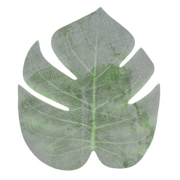 12 stk. kunstige tropiske palmeblade, grønne blade, simuleringsblade, DIY-guirlandetilbehør (12 stk. palmeblade)