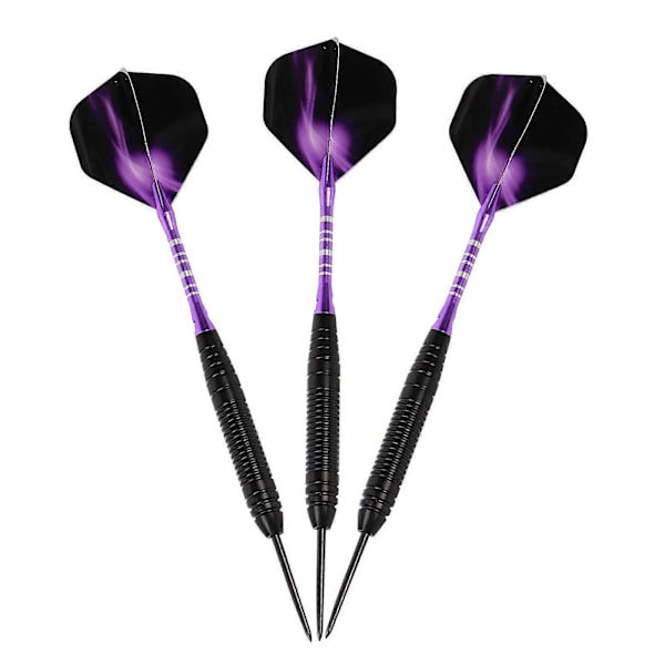 3PCS Professionell Dartset med Tungsten, Stålspets+Skaft+Vinge+Kropp & Förvaringsfodral -GSL FF Y ZD blå